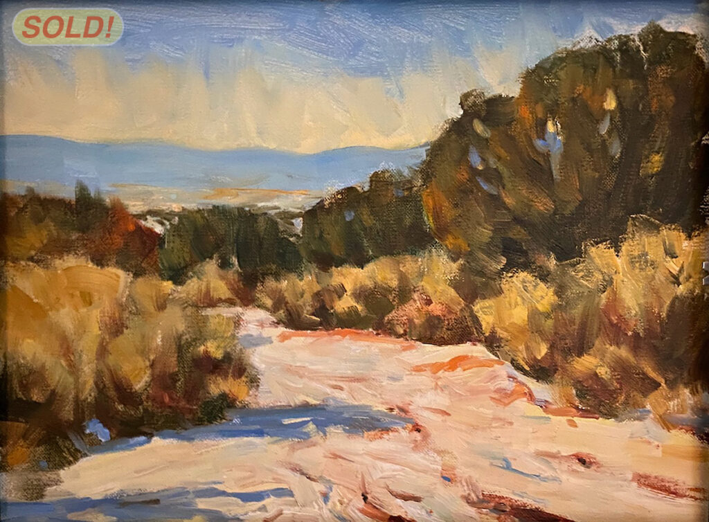 Christopher Miller: Winter Arroyo SOLD