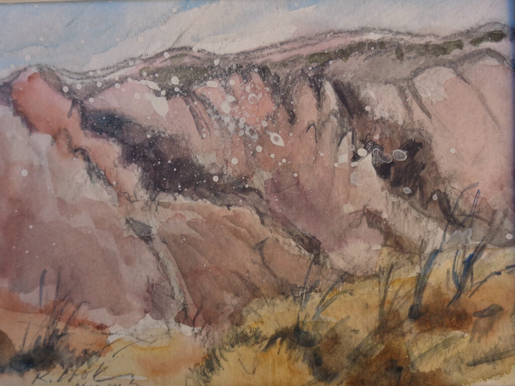 Karin Cook: Snowing in the Sandias