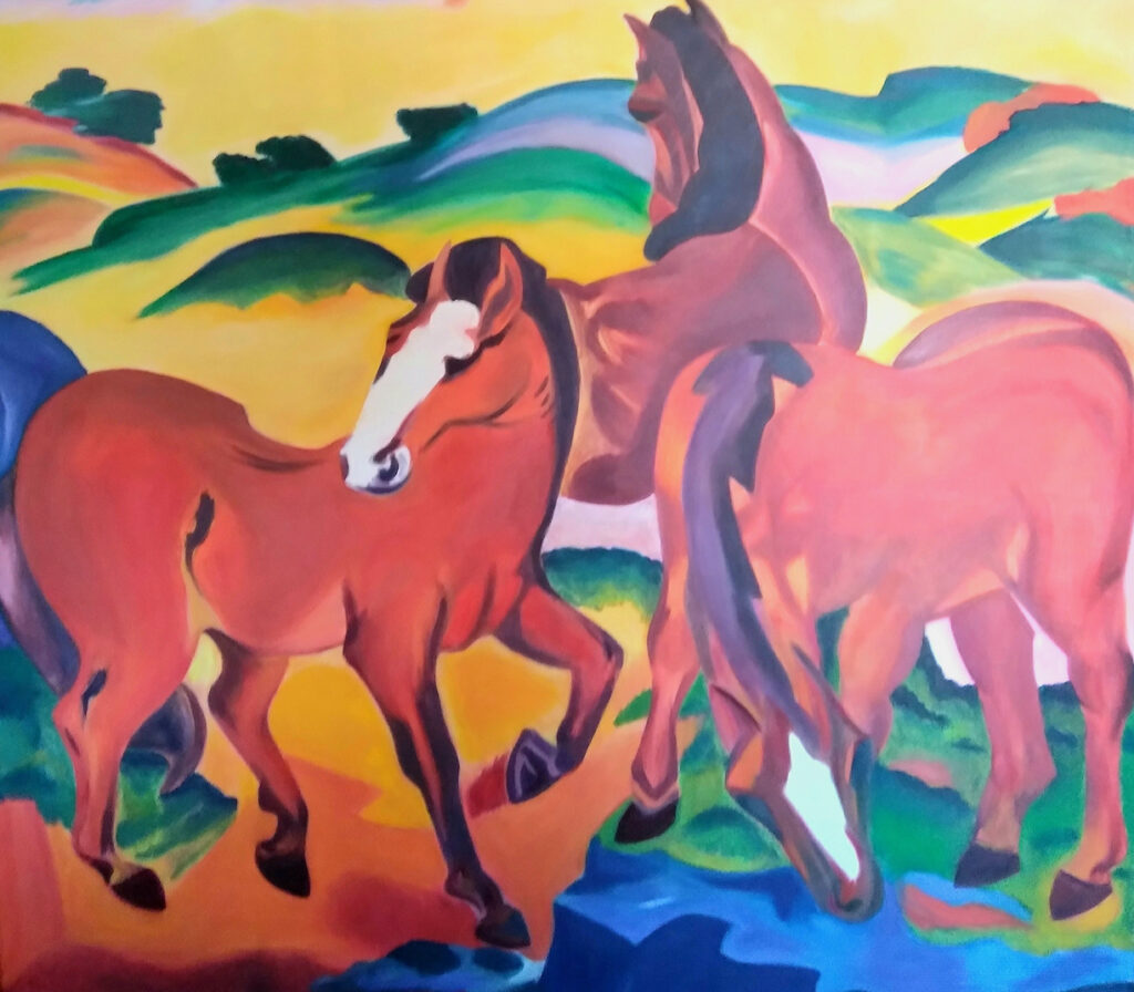 Melissa Moloney: An Interpretation of 3 Red Horses