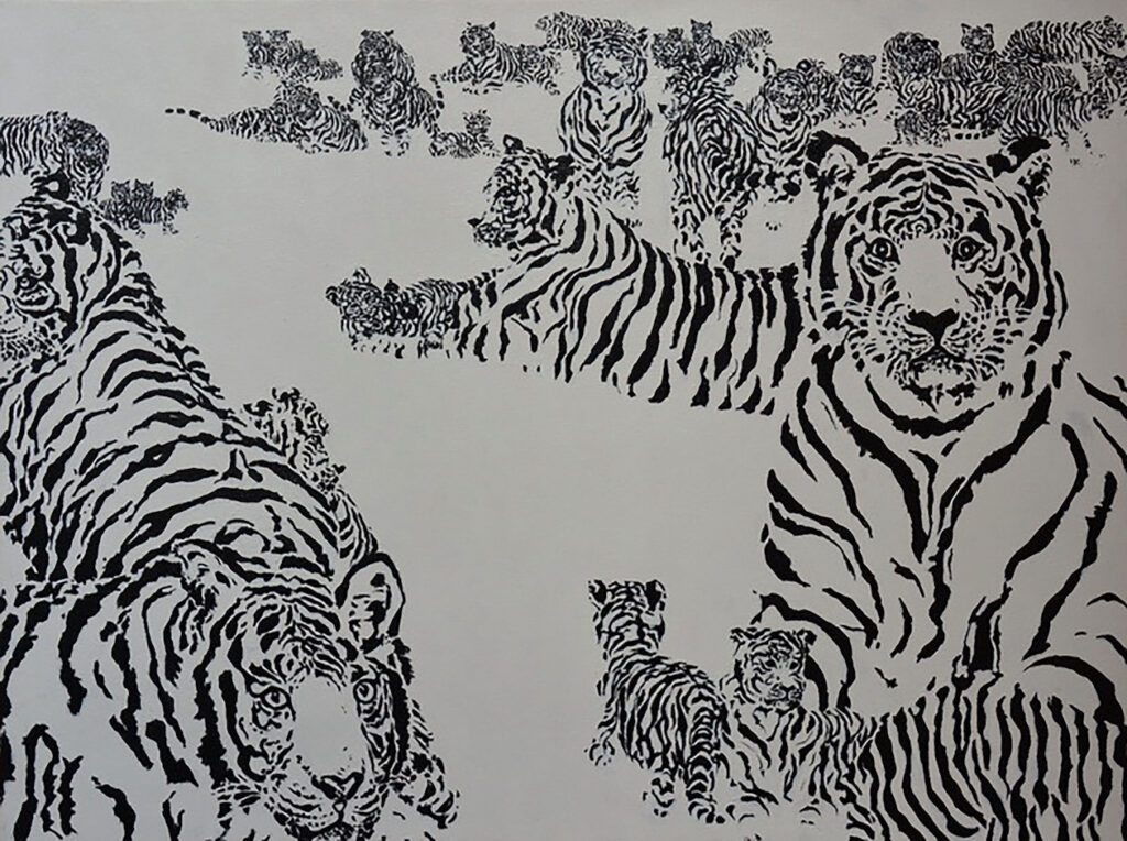 Sandra Kimzey Wimbish: White Tigers #2