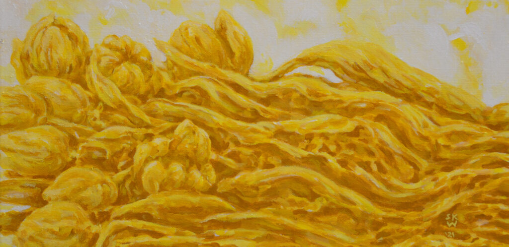 Sandra Kimzey Wimbish: Yellow Tulip Pile