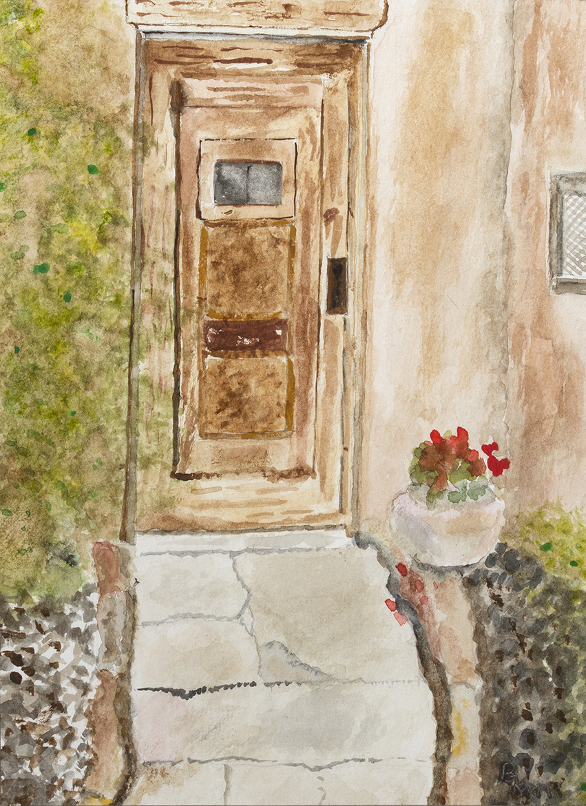 New Mexico Cancer Center, Gallery With A Cause, Brown Door
