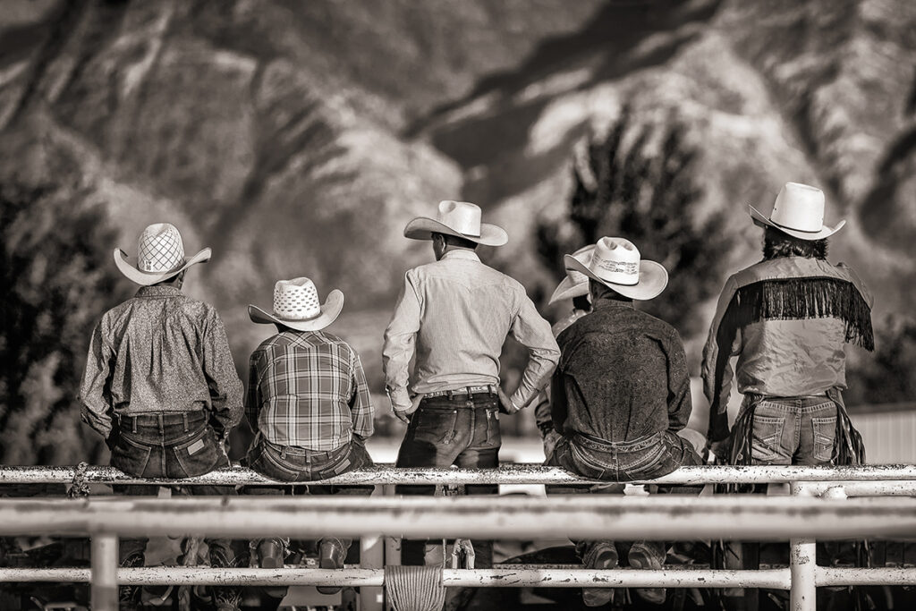 New Mexico Cancer Center, Gallery With A Cause, Cowboys on the Rail