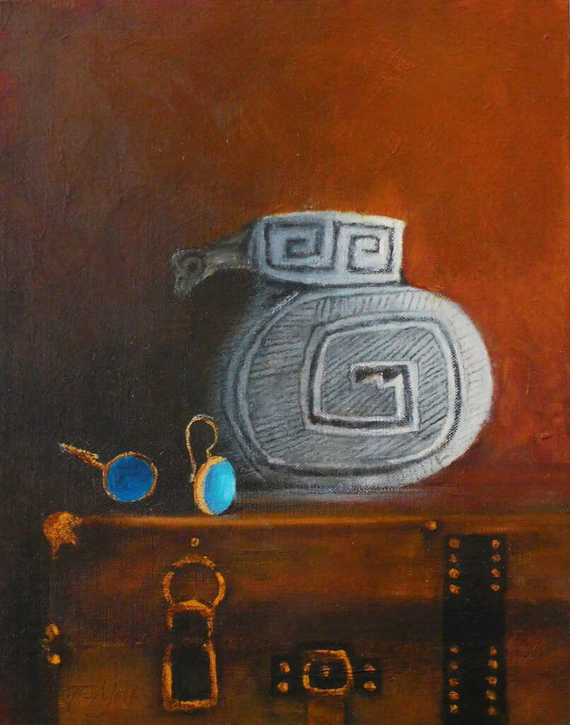New Mexico Cancer Center, Gallery With A Cause, Jar and Earrings