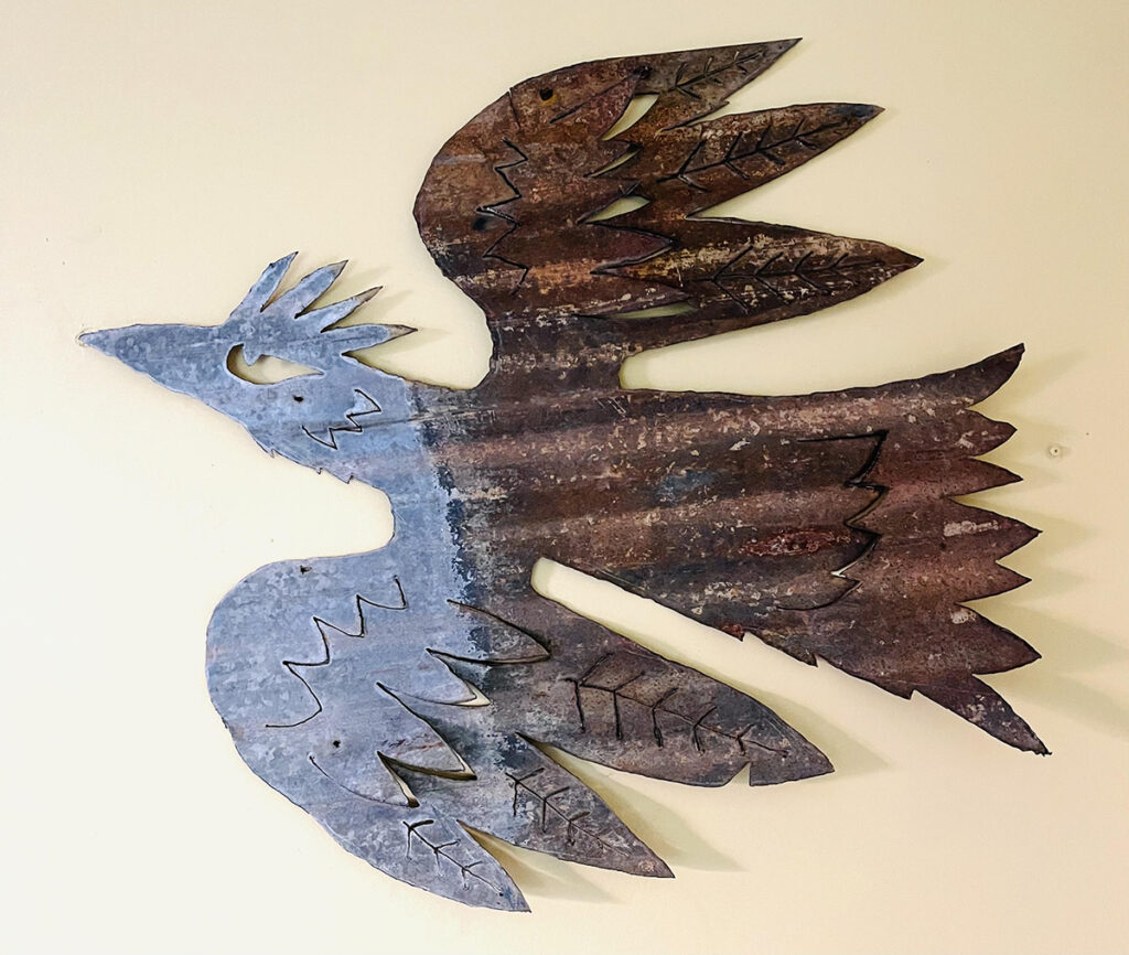 New Mexico Cancer Center, Gallery With A Cause, Large Rusty Roadrunner