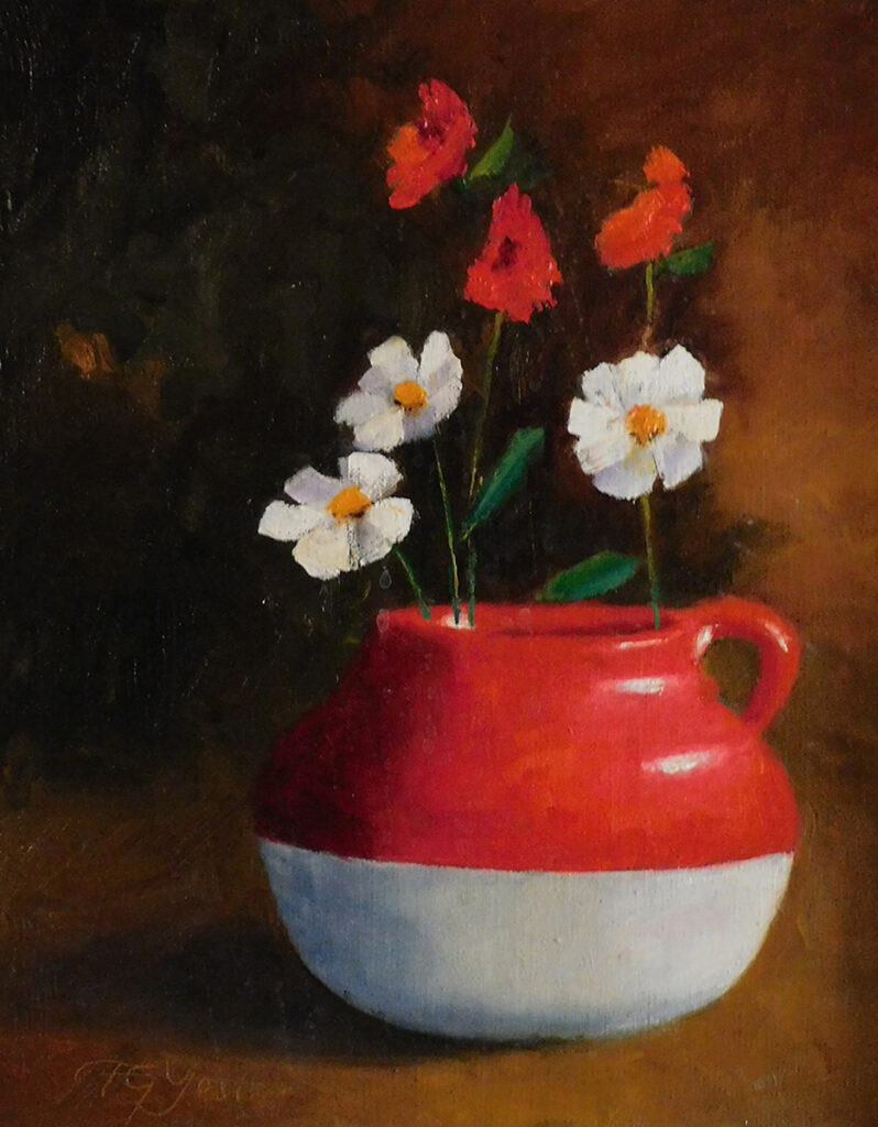 New Mexico Cancer Center, Gallery With A Cause, Red and White