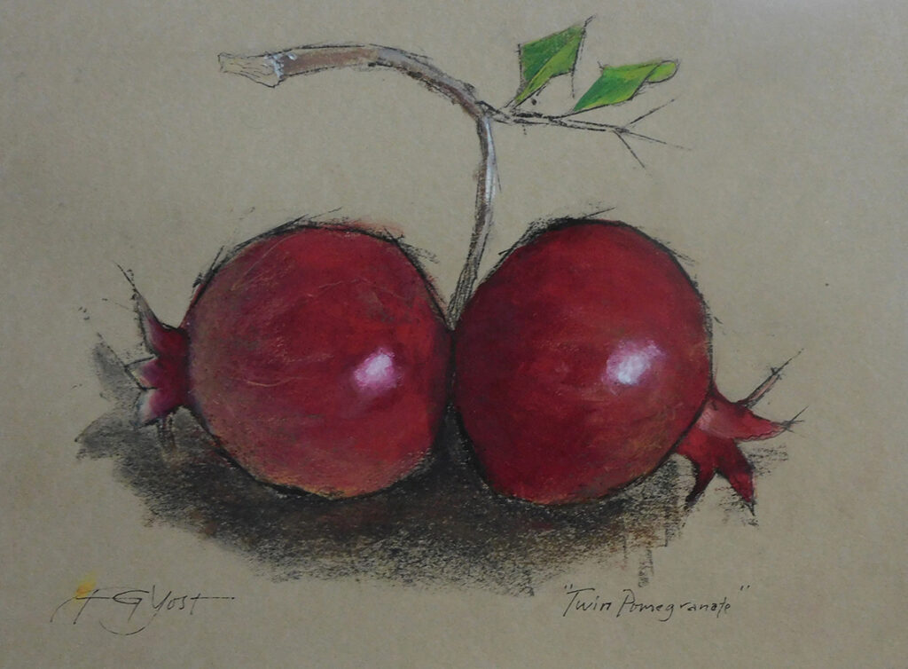 New Mexico Cancer Center, Gallery With A Cause, Twin Pomegranates