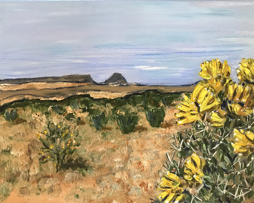 New Mexico Cancer Center, Gallery With A Cause, Cabezon and Cholla