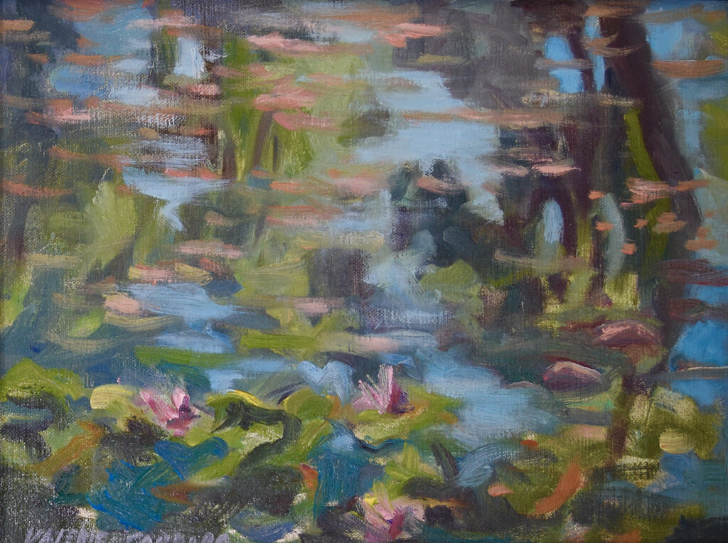 New Mexico Cancer Center, Gallery With A Cause, Reflections with Flowers