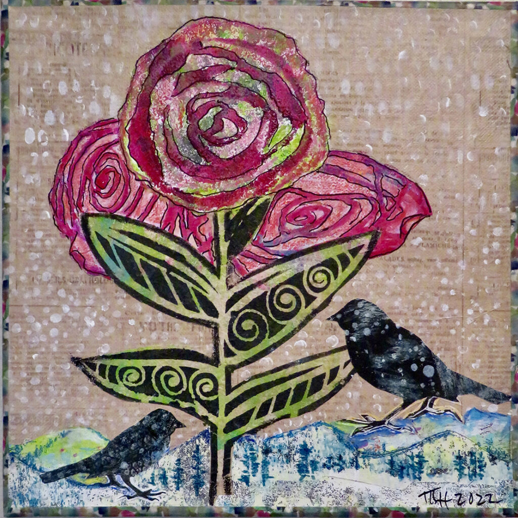 New Mexico Cancer Center, Gallery With A Cause, Roses in the Snow
