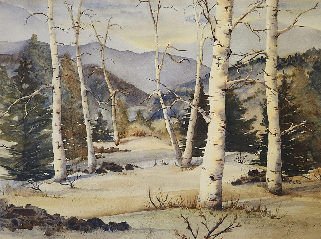 New Mexico Cancer Center, Gallery With A Cause, Sandia Aspens