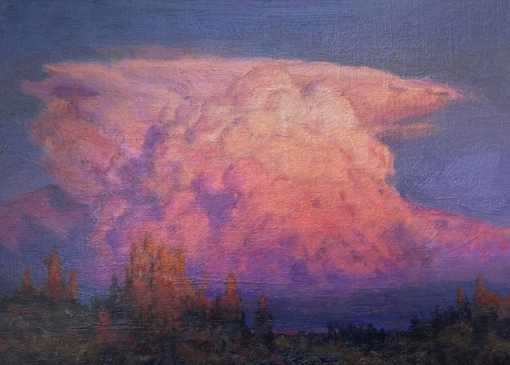 New Mexico Cancer Center, Gallery With A Cause, Thunderhead at Last Light