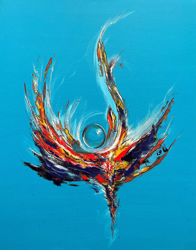 New Mexico Cancer Center, Gallery With A Cause, Blue Phoenix