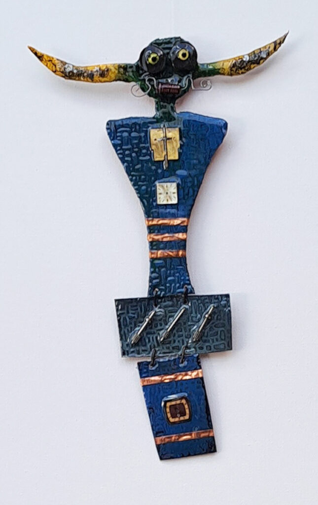 NM Mexico Cancer Center, Gallery With A Cause, Blue Timekeeper