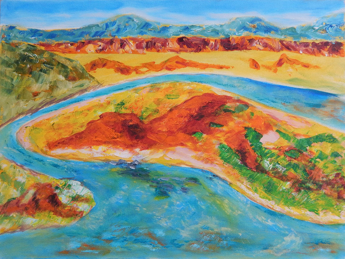 New Mexico Cancer Center, Gallery With A Cause, Chama River U Turn
