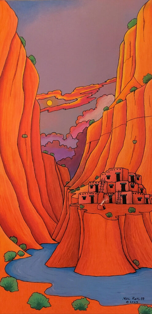 New Mexico Cancer Center, Gallery With A Cause, Comes a Distant Storm
