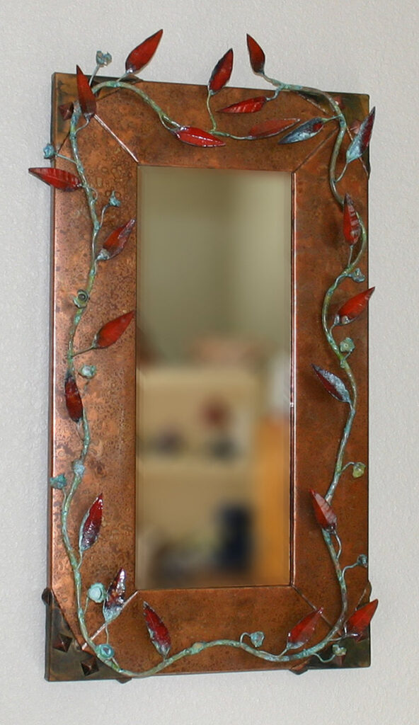New Mexico Cancer Center, Gallery With A Cause, Copper and Reds, Mirror