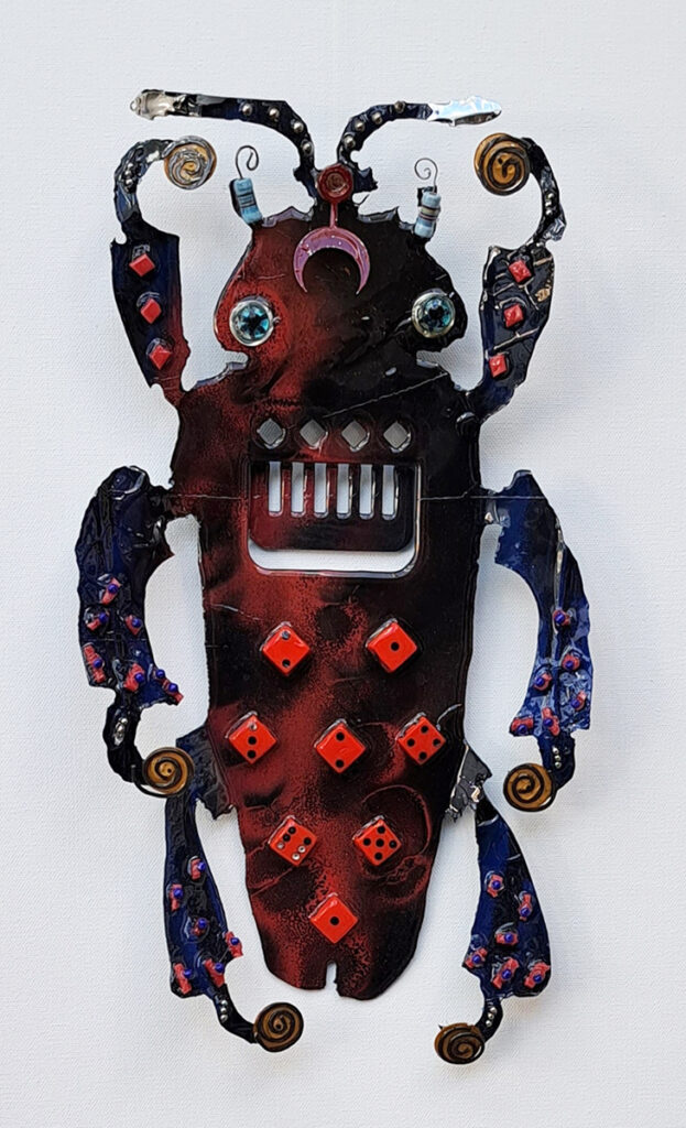 NM Mexico Cancer Center, Gallery With A Cause, Dice Backed Bug