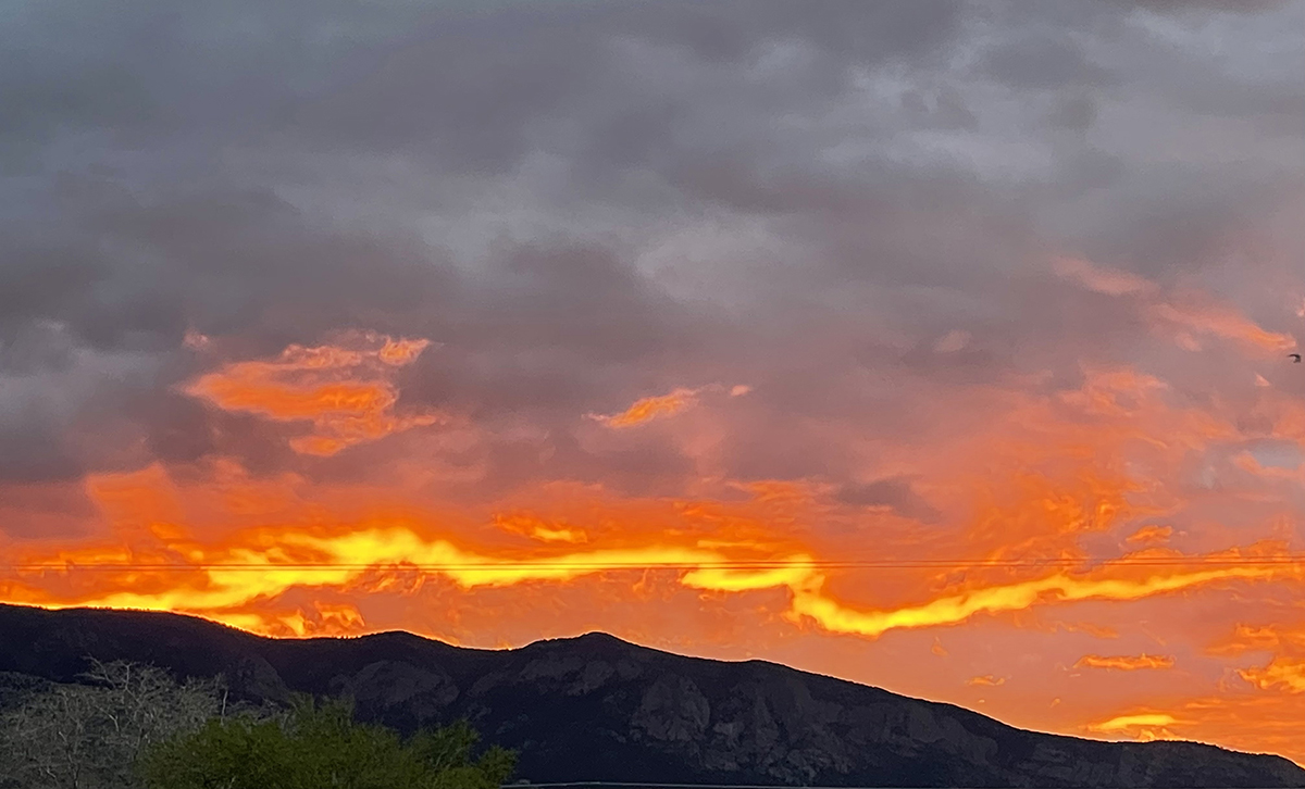 New Mexico Cancer Center, Gallery With A Cause, Fire in the Sky