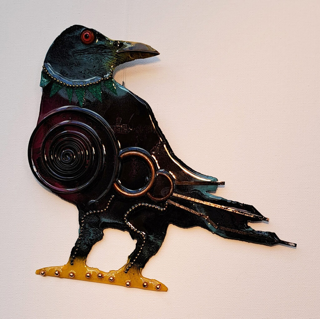NM Mexico Cancer Center, Gallery With A Cause, Golden Foot Raven 1