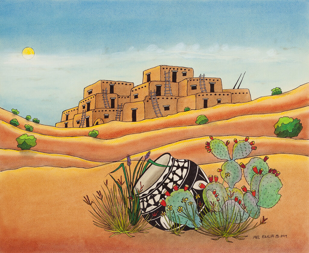 New Mexico Cancer Center, Gallery With A Cause, Hot Day at San Ysidro