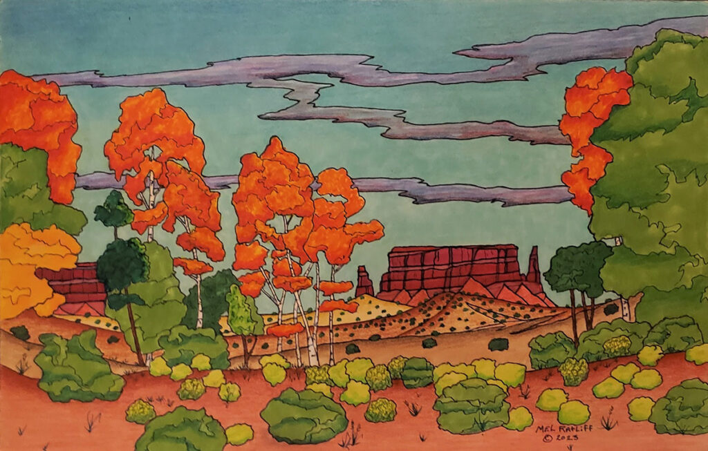 New Mexico Cancer Center, Gallery With A Cause, Red Mesa