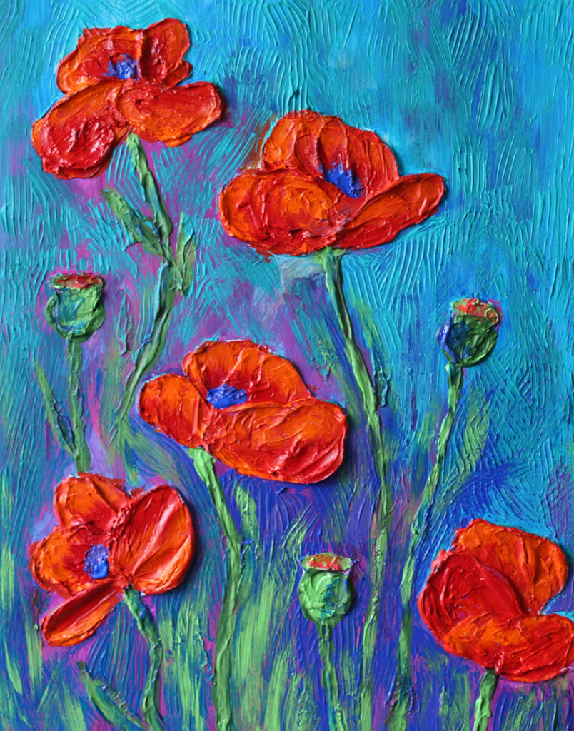 New Mexico Cancer Center, Gallery With A Cause, Red Poppies II