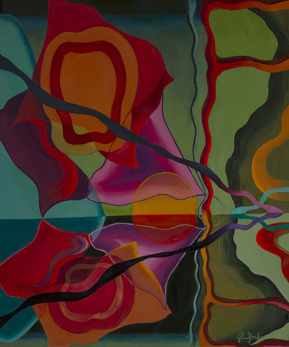 New Mexico Cancer Center, Gallery With A Cause, Reflection in Abstract