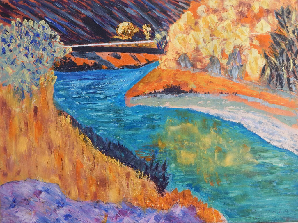 New Mexico Cancer Center, Gallery With A Cause, Rio Grande Flowing