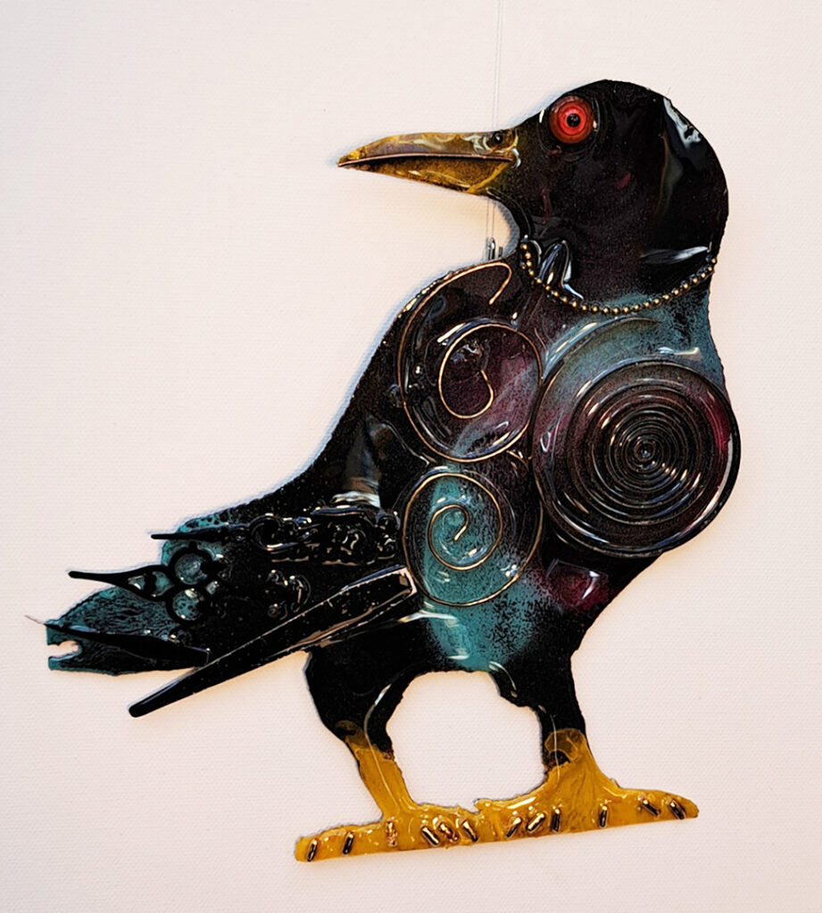 NM Mexico Cancer Center, Gallery With A Cause, Time Tail Raven 2