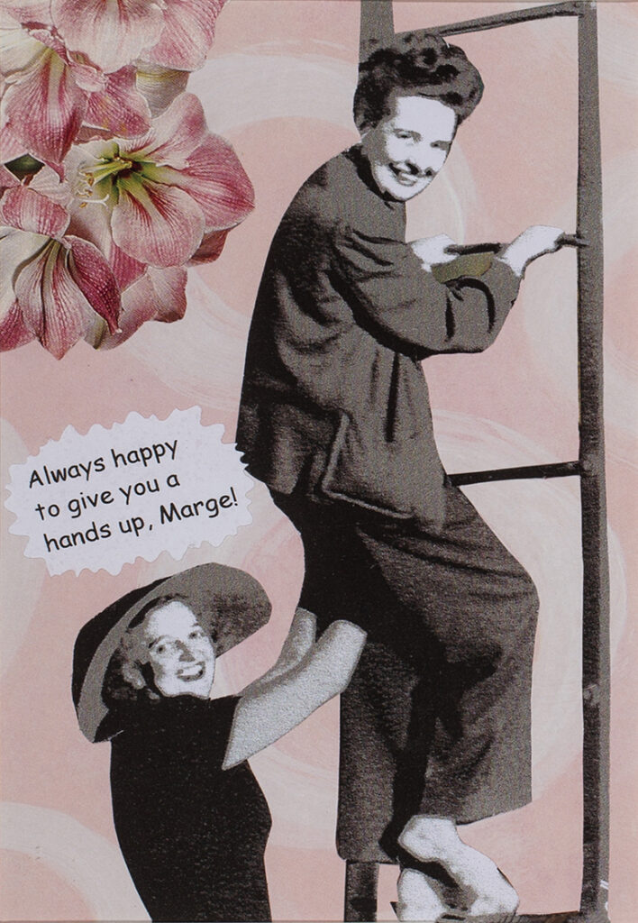 Always Happy to Give You a Hands Up, Marge