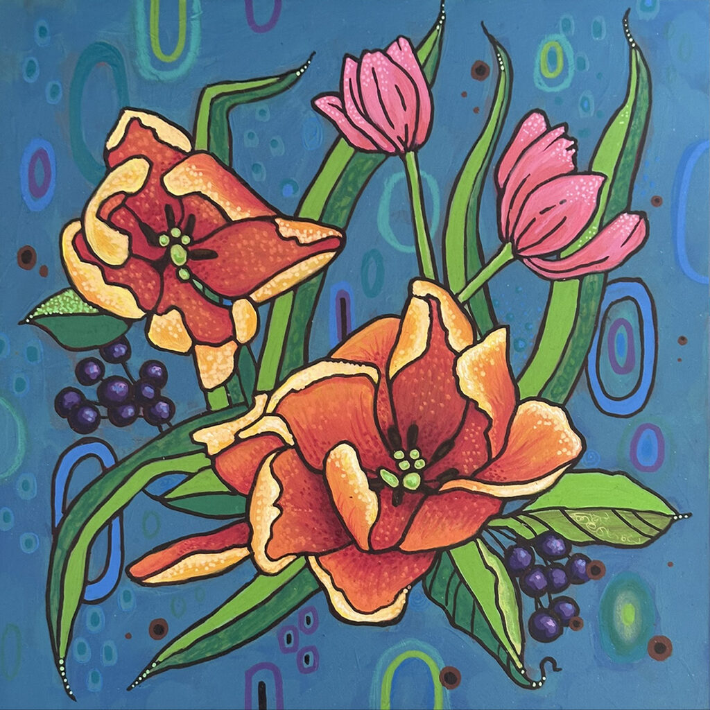 Vivid Tulips
